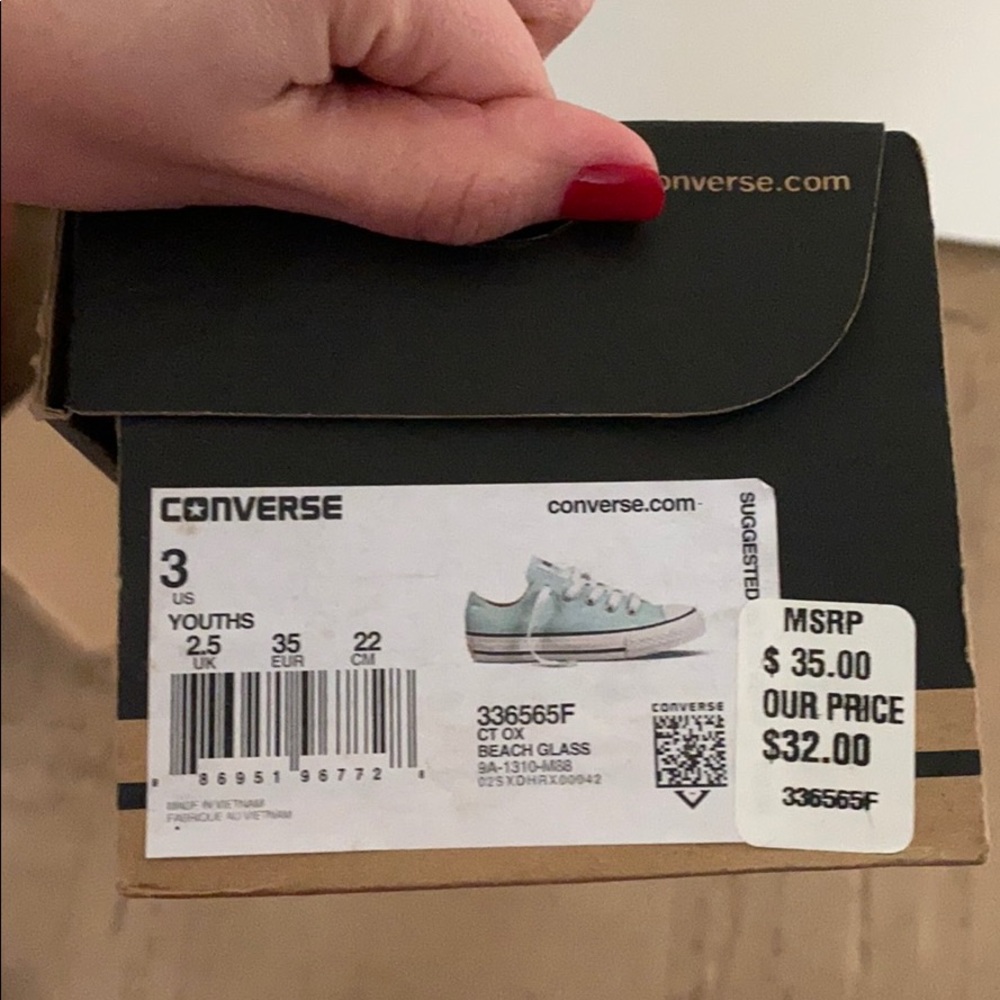 Mint Green Converse - Picture 8 of 8